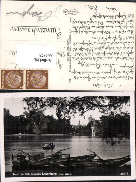 664678,Laxenburg Teich Schlosspark Ruderboot