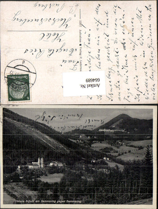 664689,Schottwien Maria Schutz a. Semmering geg. Semmering