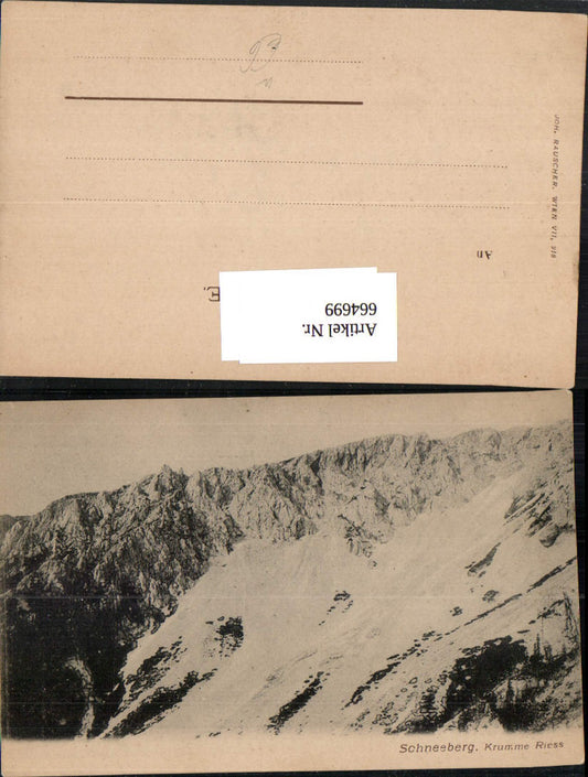 664699,Schneeberg Krumme Riess Puchberg am Schneeberg