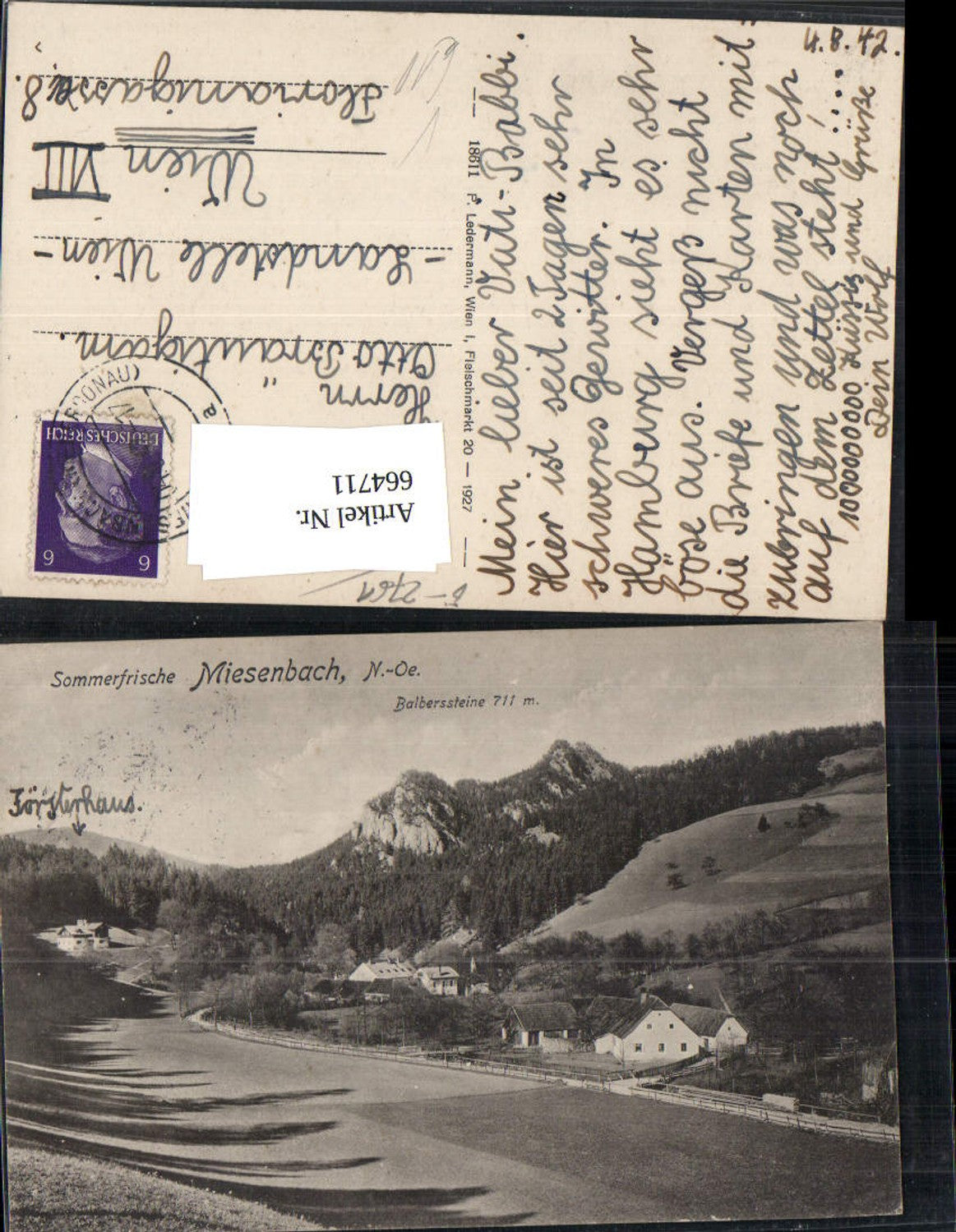 Alte Ansichtskarte – Old Postcard