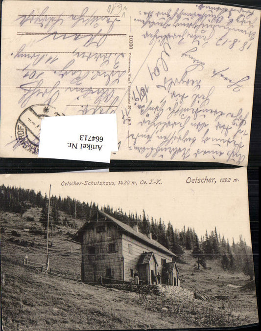 664713,Ötscher Schutzhaus Ötscher Lackenhof Gaming pub P. Ledermann 10100