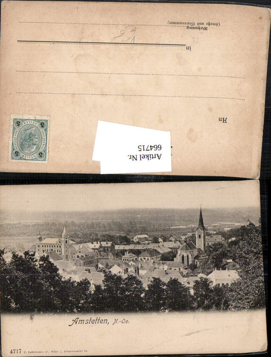 664715,Amstetten Ansicht pub P. Ledermann 4717