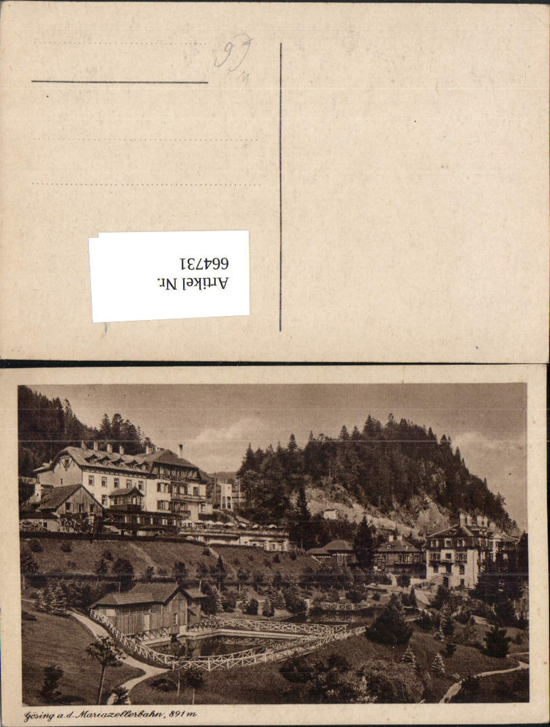 664731,Gösing a. d. Mariazellerbahn Puchenstuben