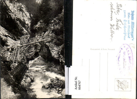 664767,Foto Ak Ötschergräben Mitterbach a. Erlaufsee