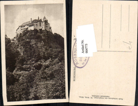 664773,Burg Rosenburg Rosenburg-Mold