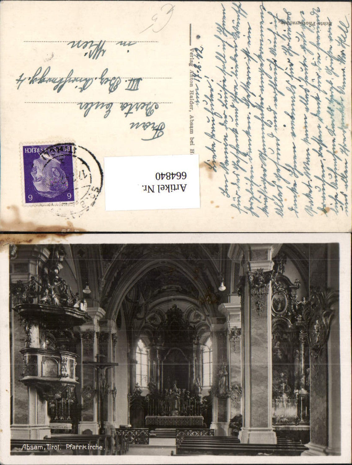Alte Ansichtskarte – Old Postcard