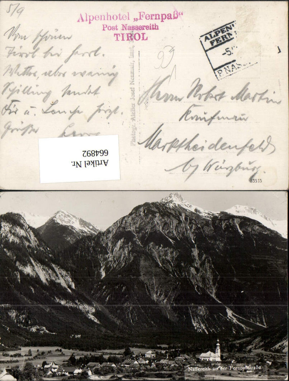 Alte Ansichtskarte – Old Postcard