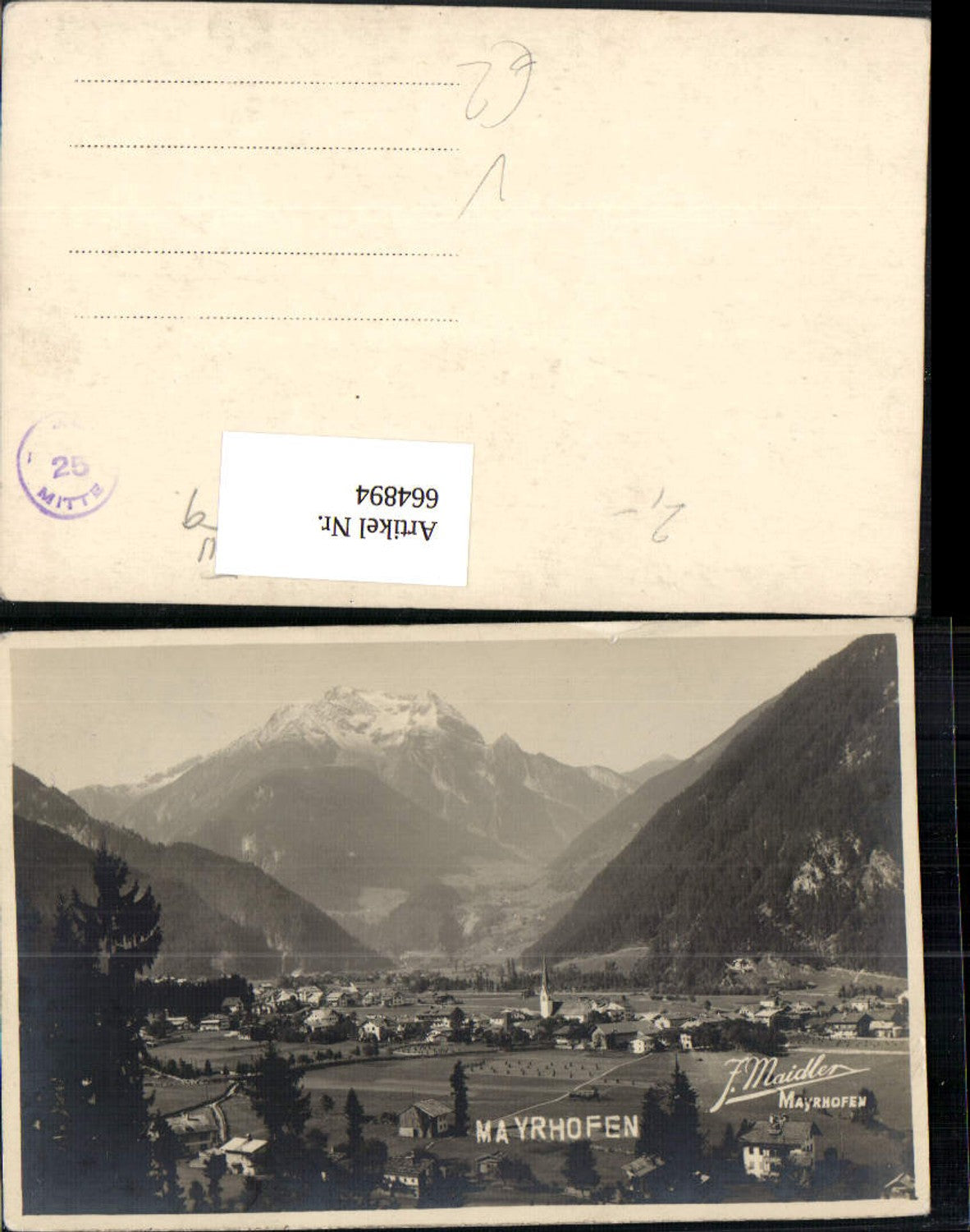 Alte Ansichtskarte – Old Postcard