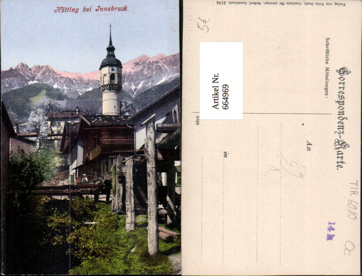 Alte Ansichtskarte – Old Postcard