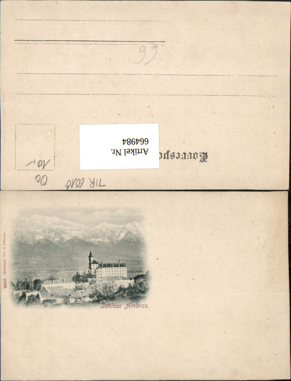 Alte Ansichtskarte – Old Postcard