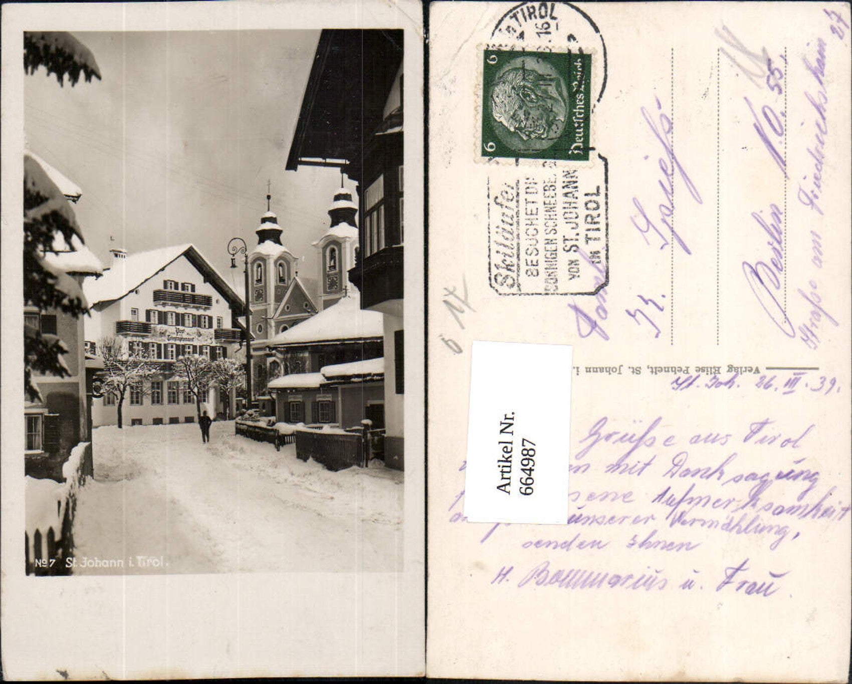 Alte Ansichtskarte – Old Postcard