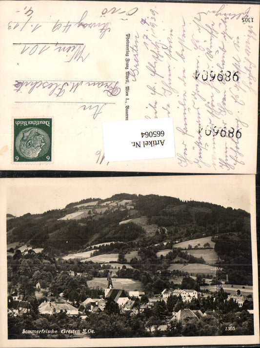 665064,Foto Ak Gresten Ansicht