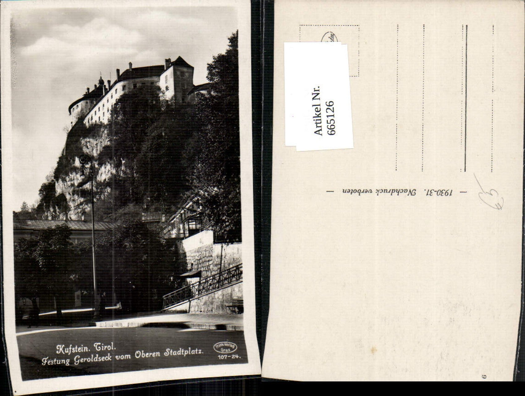 Alte Ansichtskarte – Old Postcard