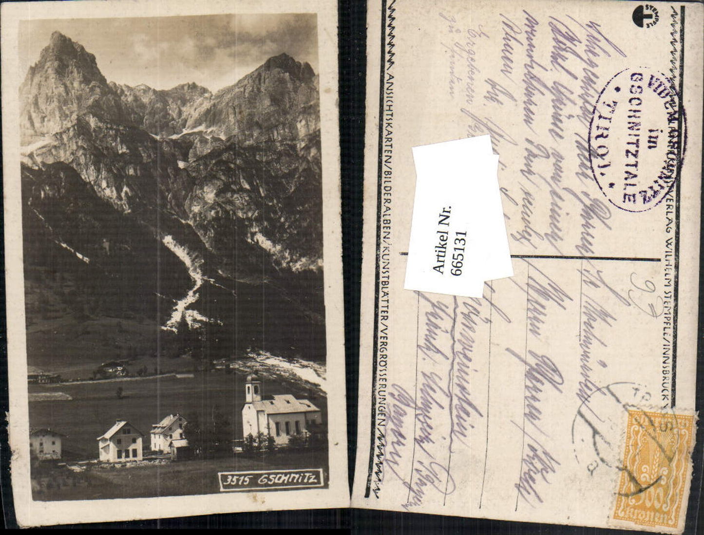 Alte Ansichtskarte – Old Postcard