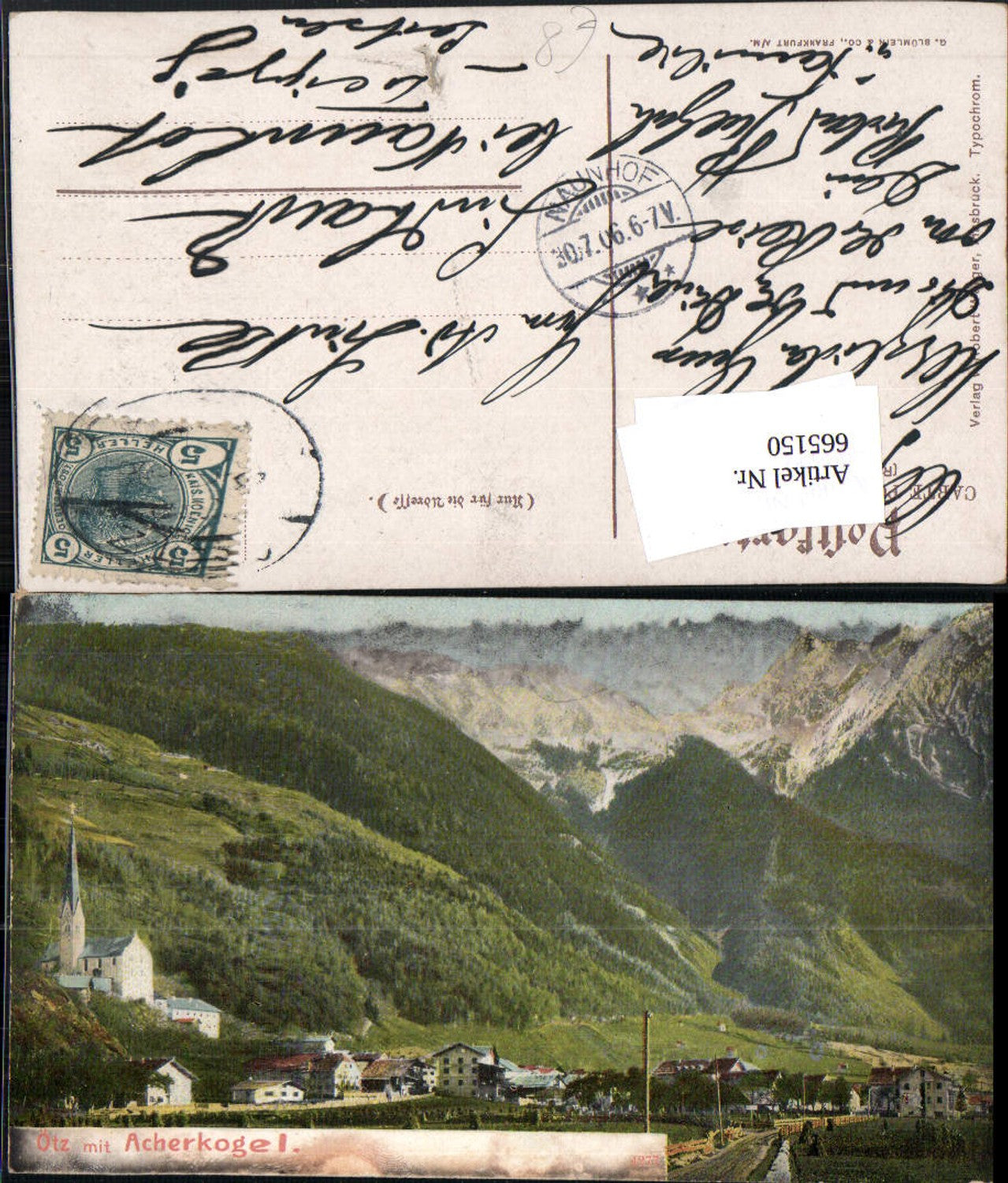 Alte Ansichtskarte – Old Postcard