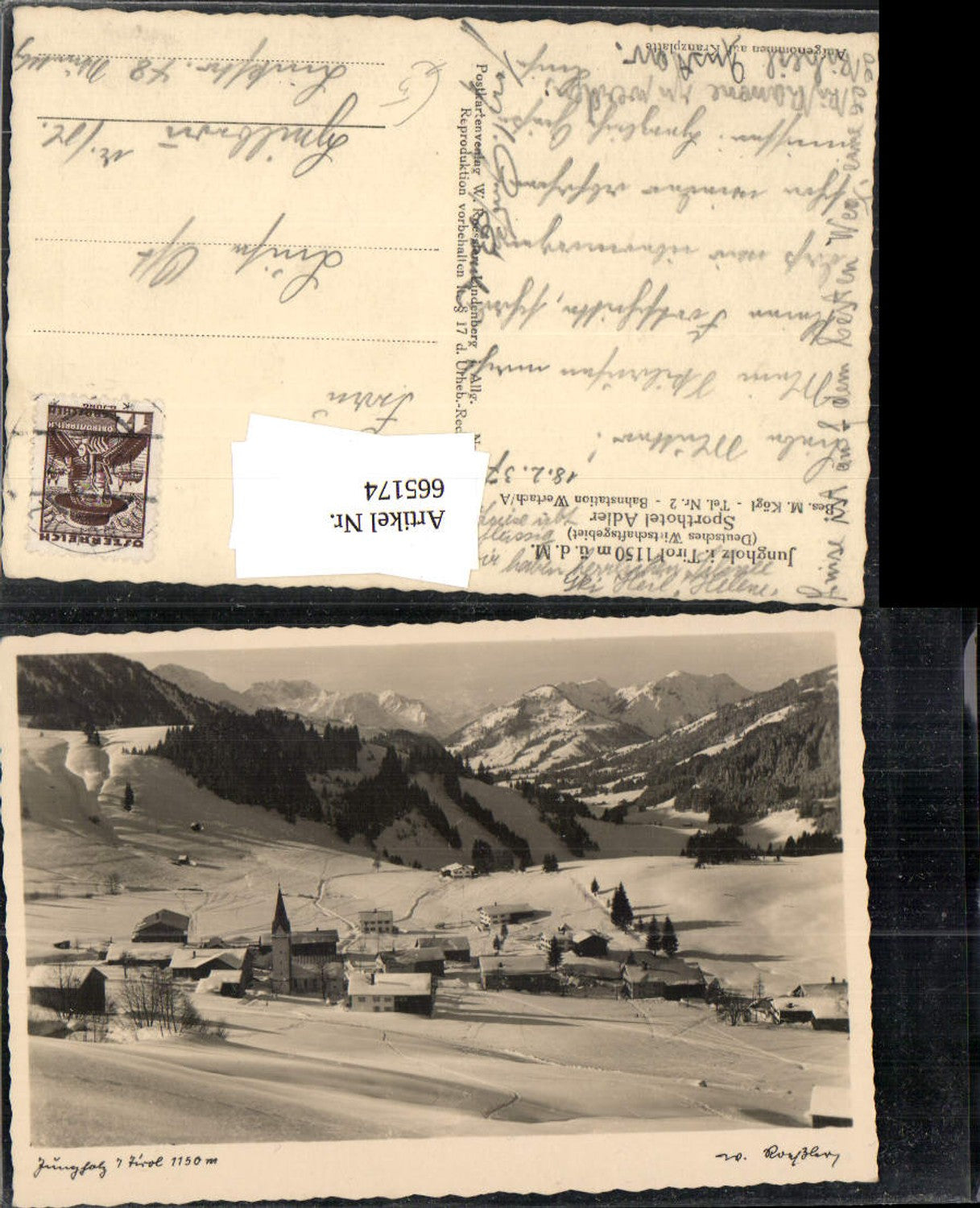 Alte Ansichtskarte – Old Postcard
