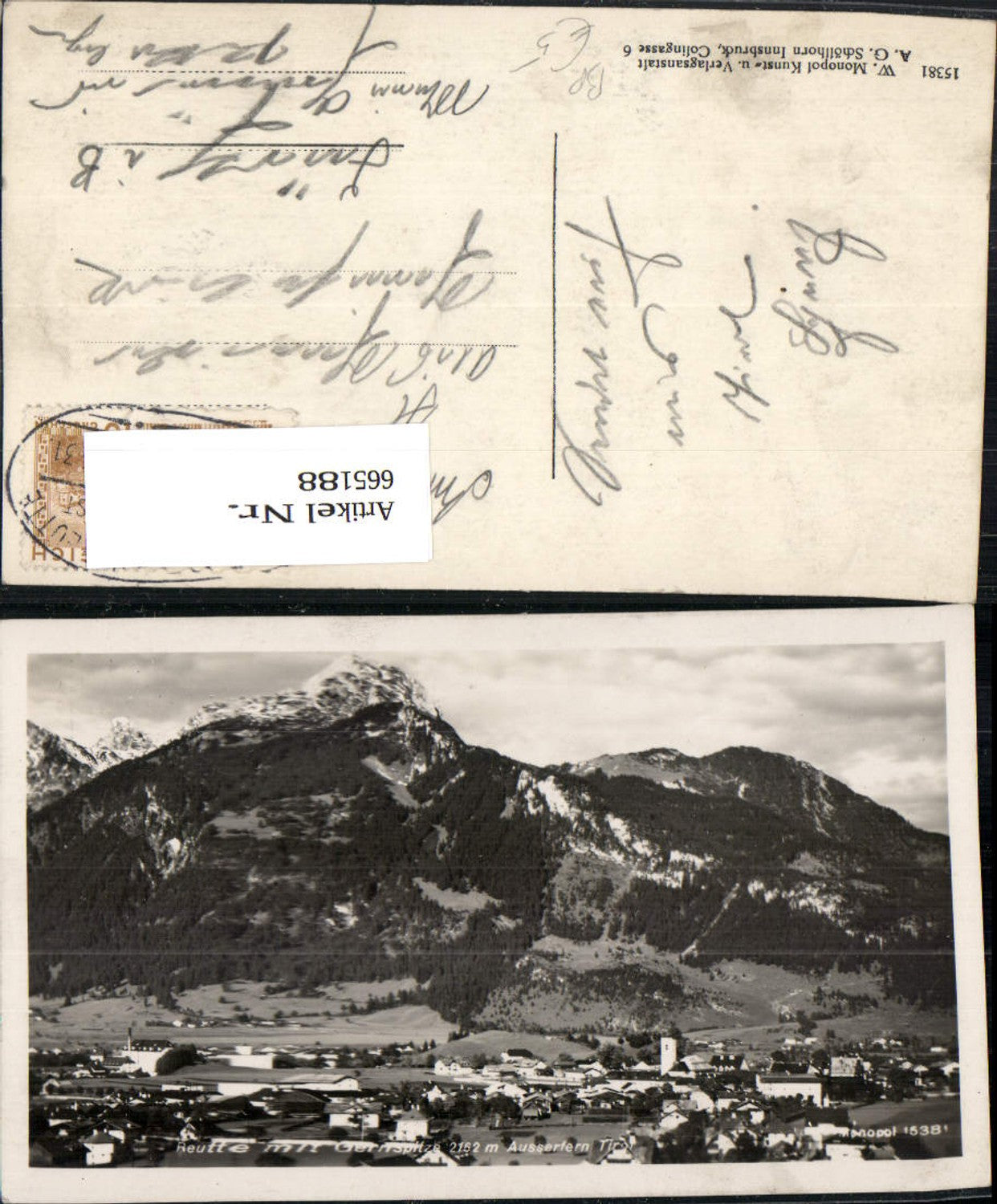 Alte Ansichtskarte – Old Postcard