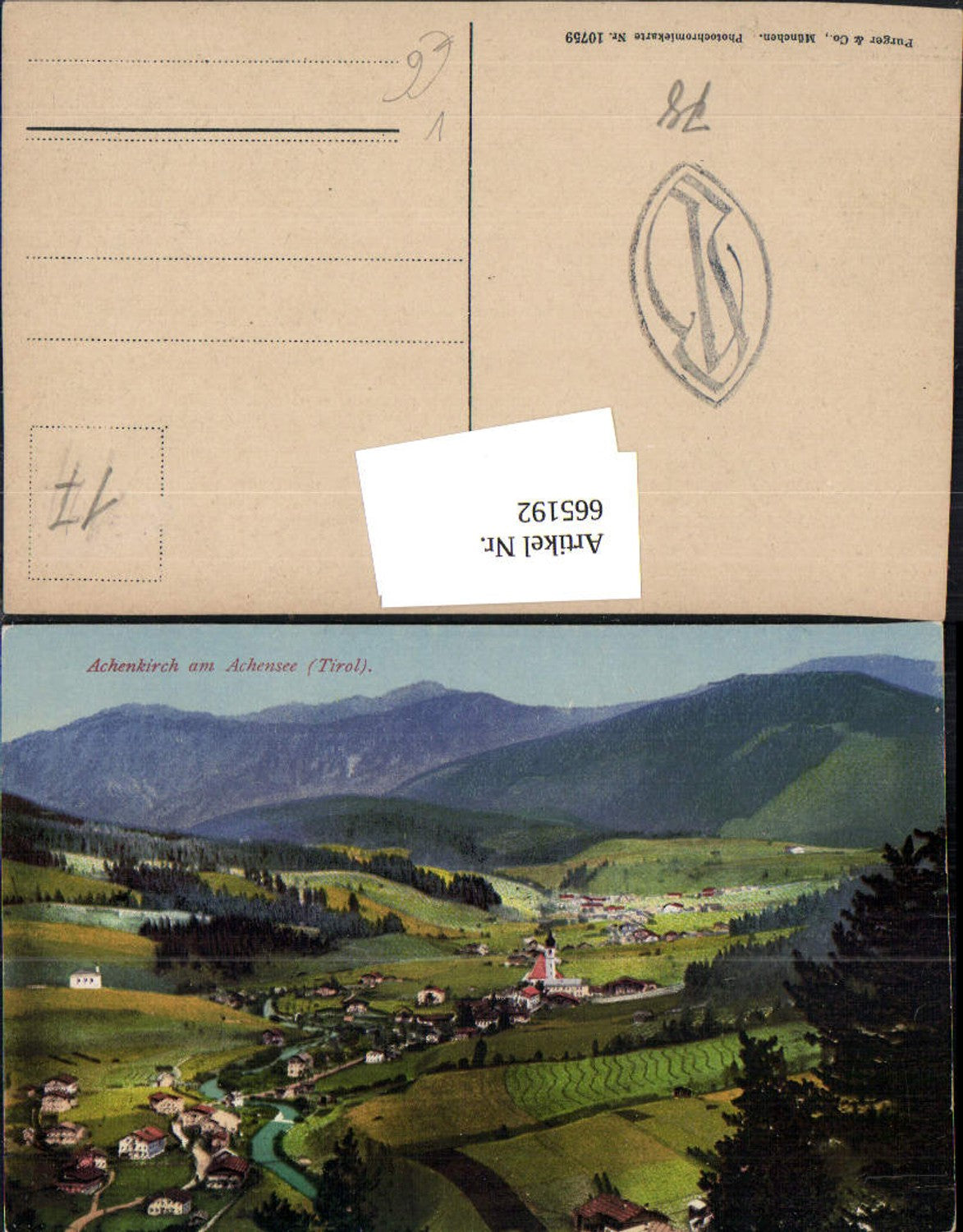 Alte Ansichtskarte – Old Postcard