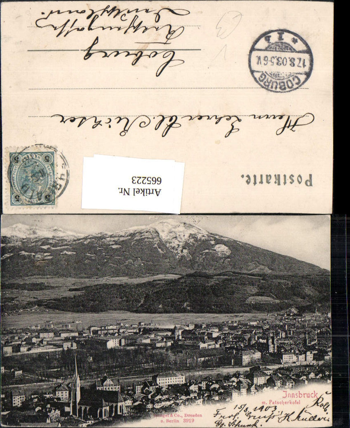 Alte Ansichtskarte – Old Postcard