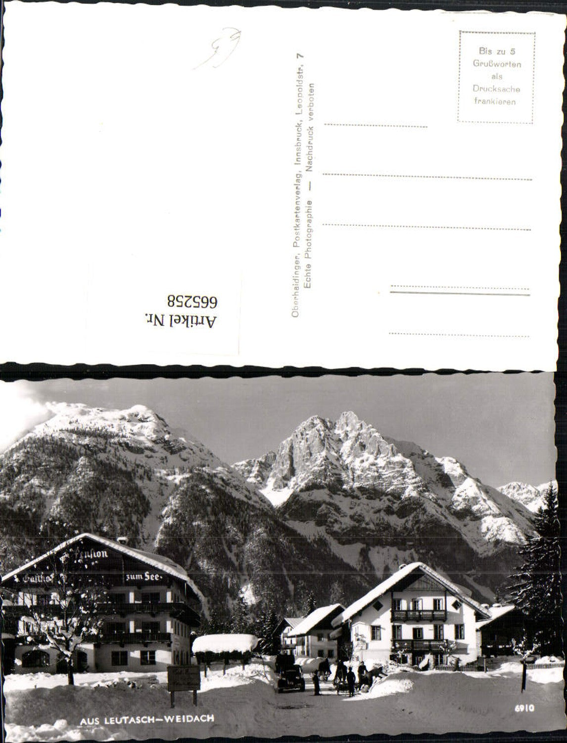 Alte Ansichtskarte – Old Postcard