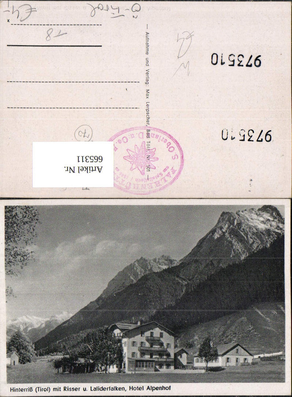 Alte Ansichtskarte – Old Postcard