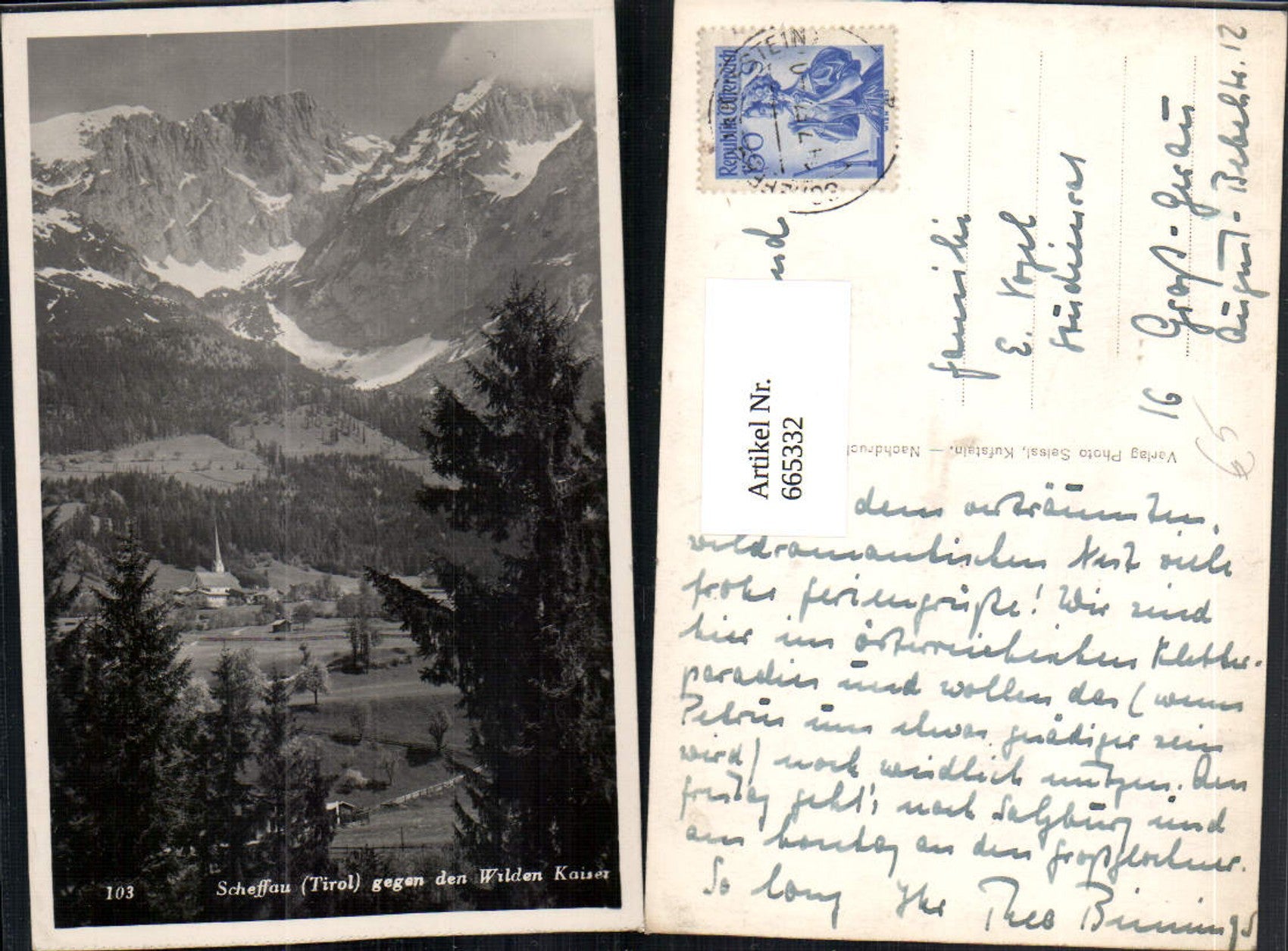 Alte Ansichtskarte – Old Postcard