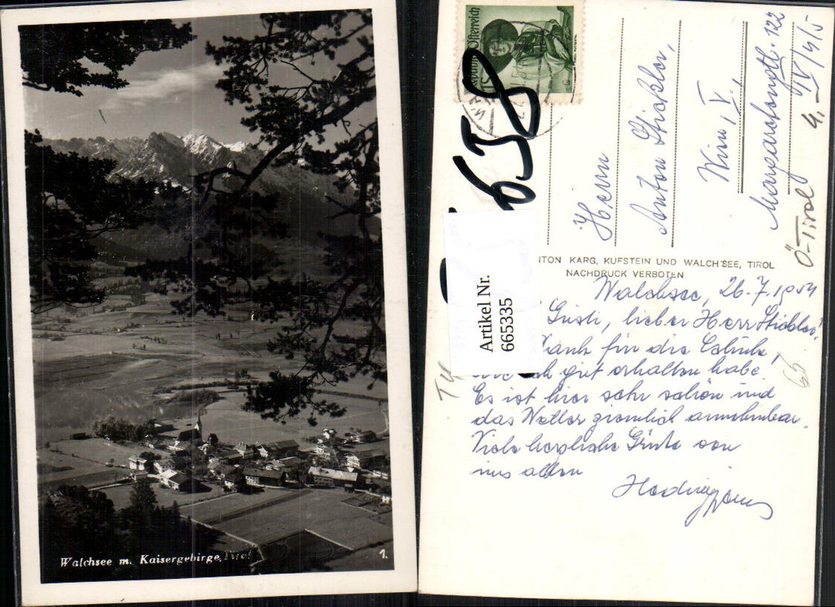 Alte Ansichtskarte – Old Postcard