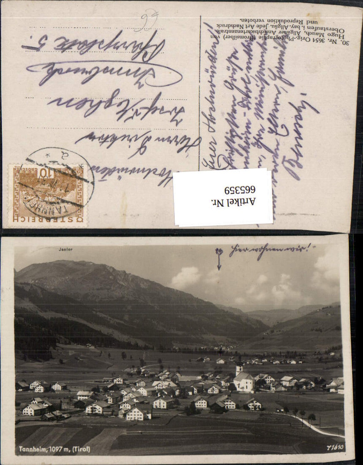 Alte Ansichtskarte – Old Postcard