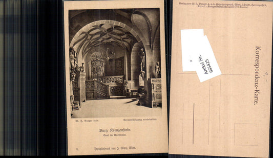 665425,W. Burger Burg Kreuzenstein bei Leobendorf Korneuburg