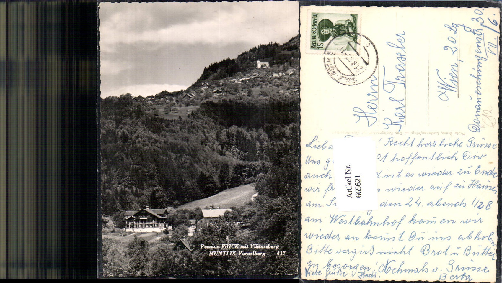 Alte Ansichtskarte – Old Postcard
