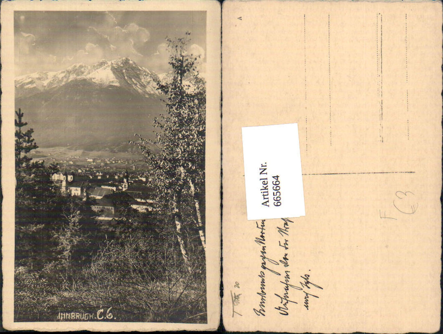 Alte Ansichtskarte – Old Postcard