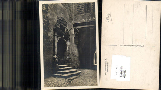 665683,Rothenburg ob der Tauber Rathausturm Rathaus