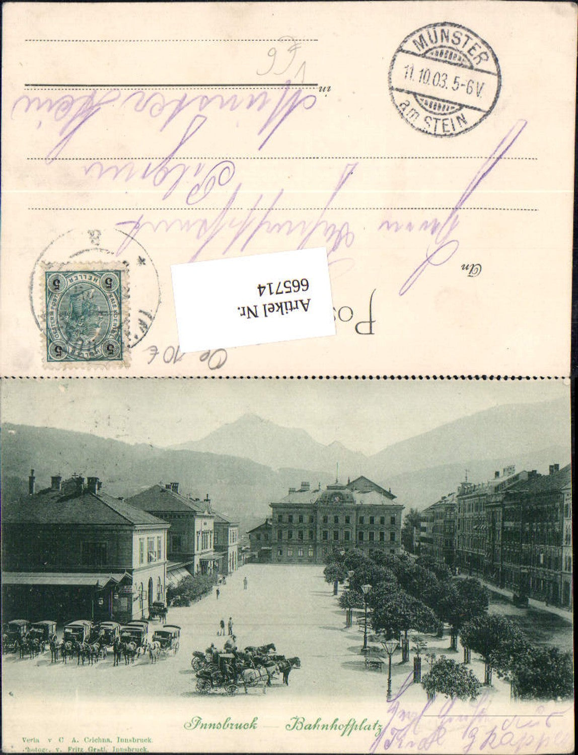 Alte Ansichtskarte – Old Postcard