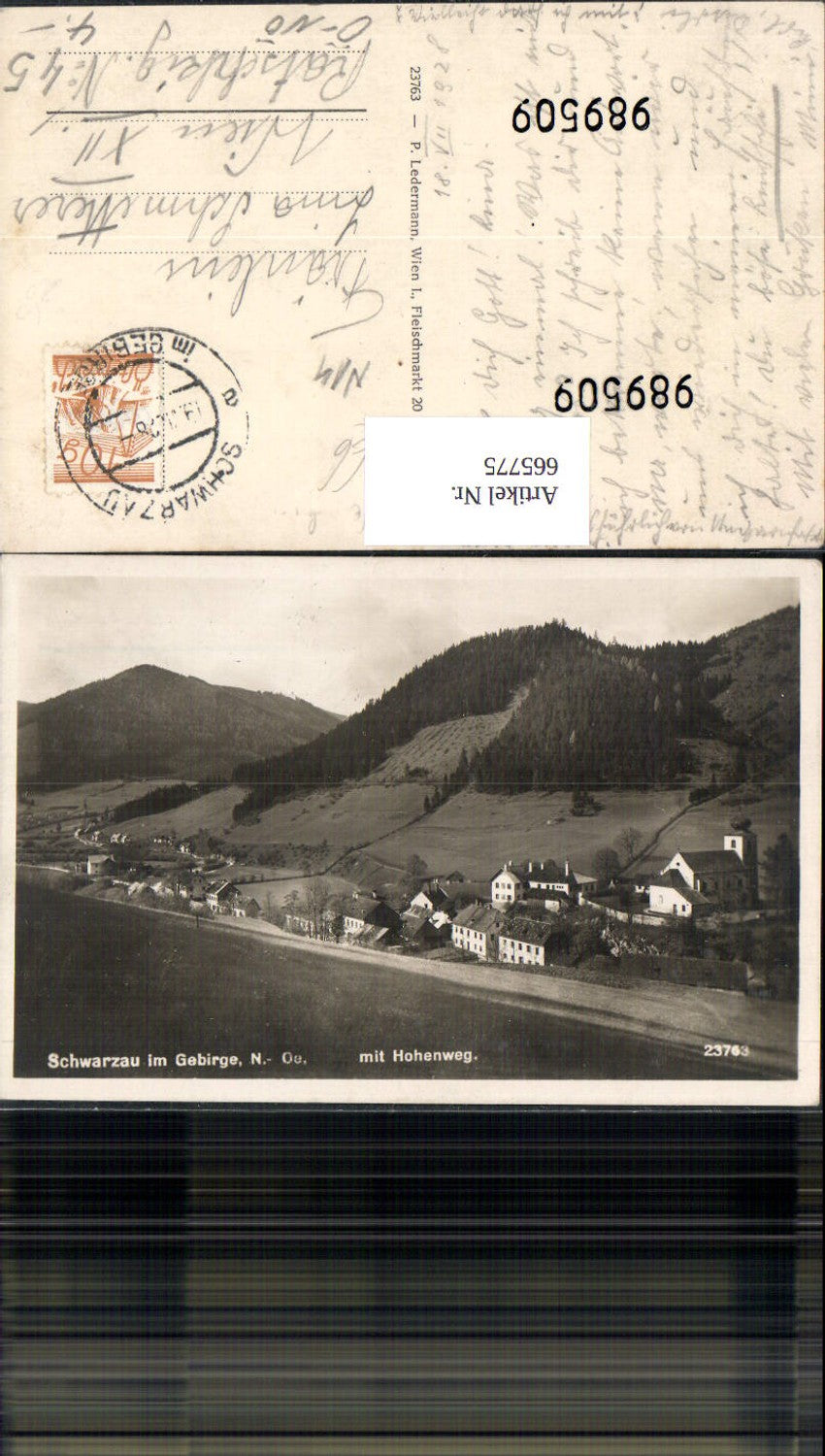 665775,Schwarzau i. Gebirge mit Hohenweg