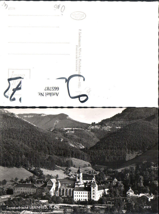 665787,Foto Ak Lilienfeld Ansicht Stift