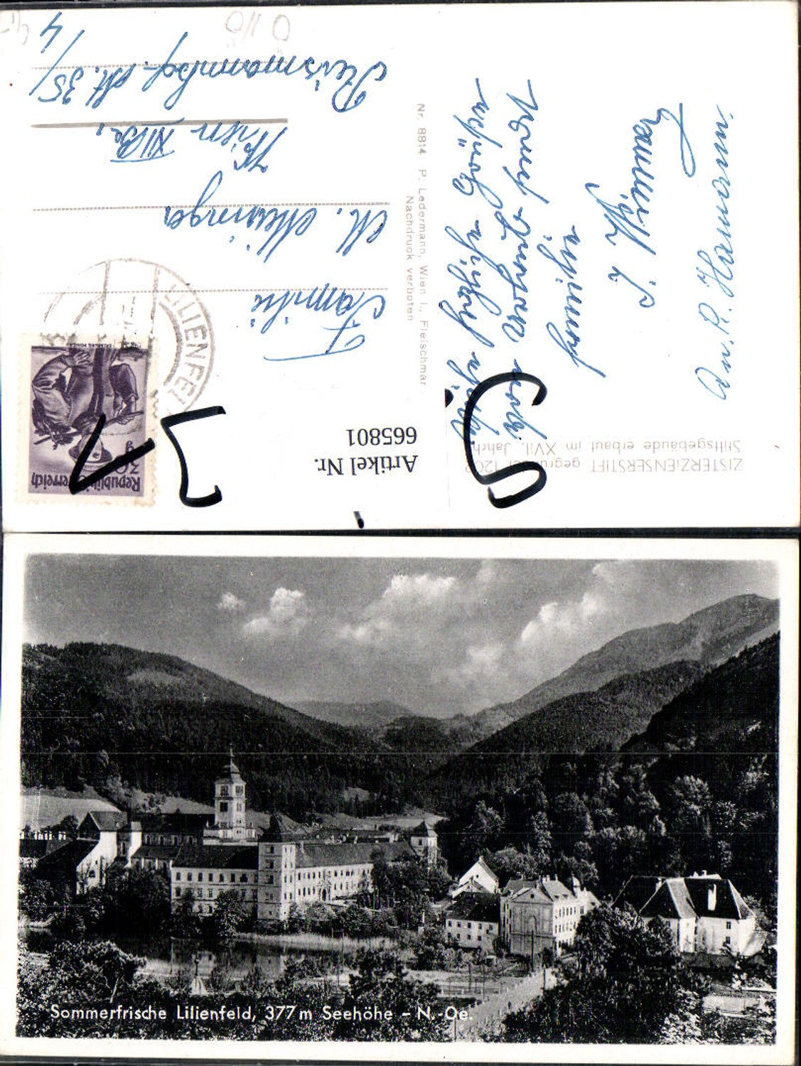 665801,Foto Ak Lilienfeld Stift