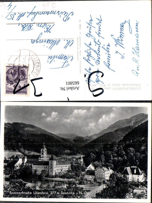 665801,Foto Ak Lilienfeld Stift