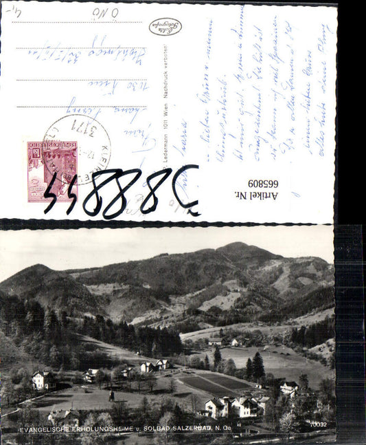 665809,Foto Ak Kleinzell Bad Salzerbad Erholungsheime