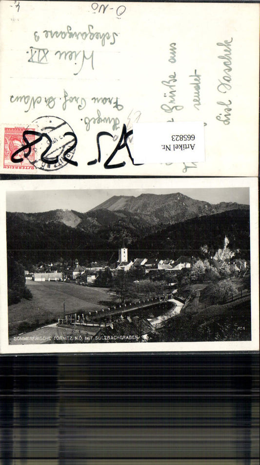 665823,Foto Ak Türnitz mit Sulzbachgraben
