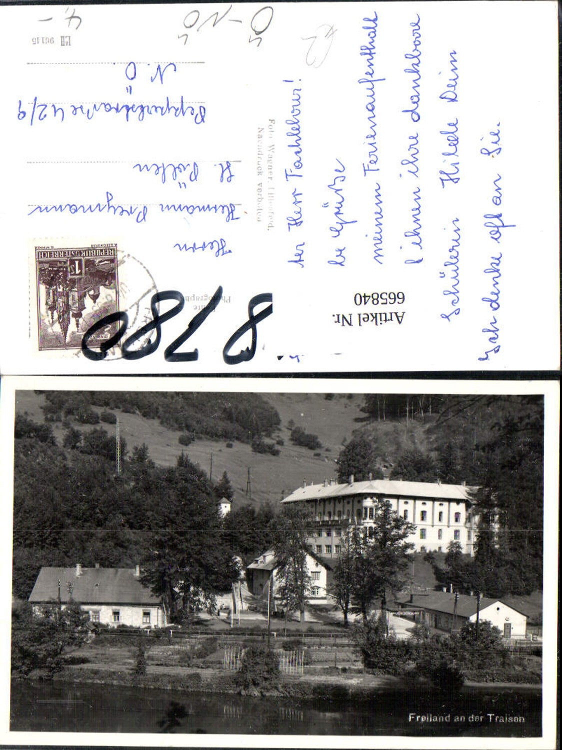 665840,Foto Ak Freiland an der Traisen Türnitz