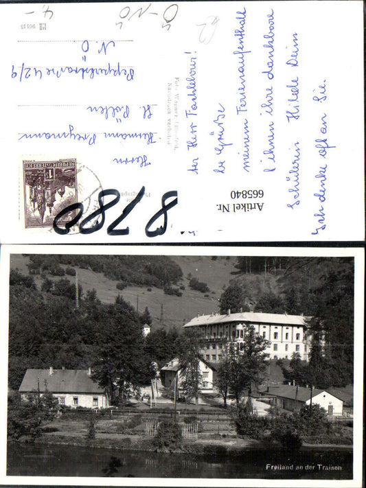 665840,Foto Ak Freiland an der Traisen Türnitz