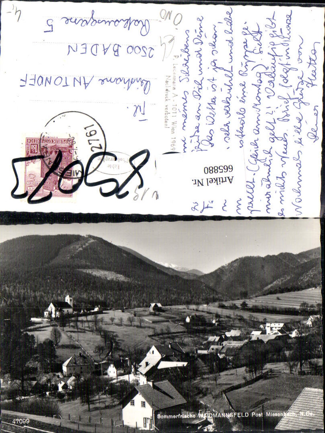 Alte Ansichtskarte – Old Postcard