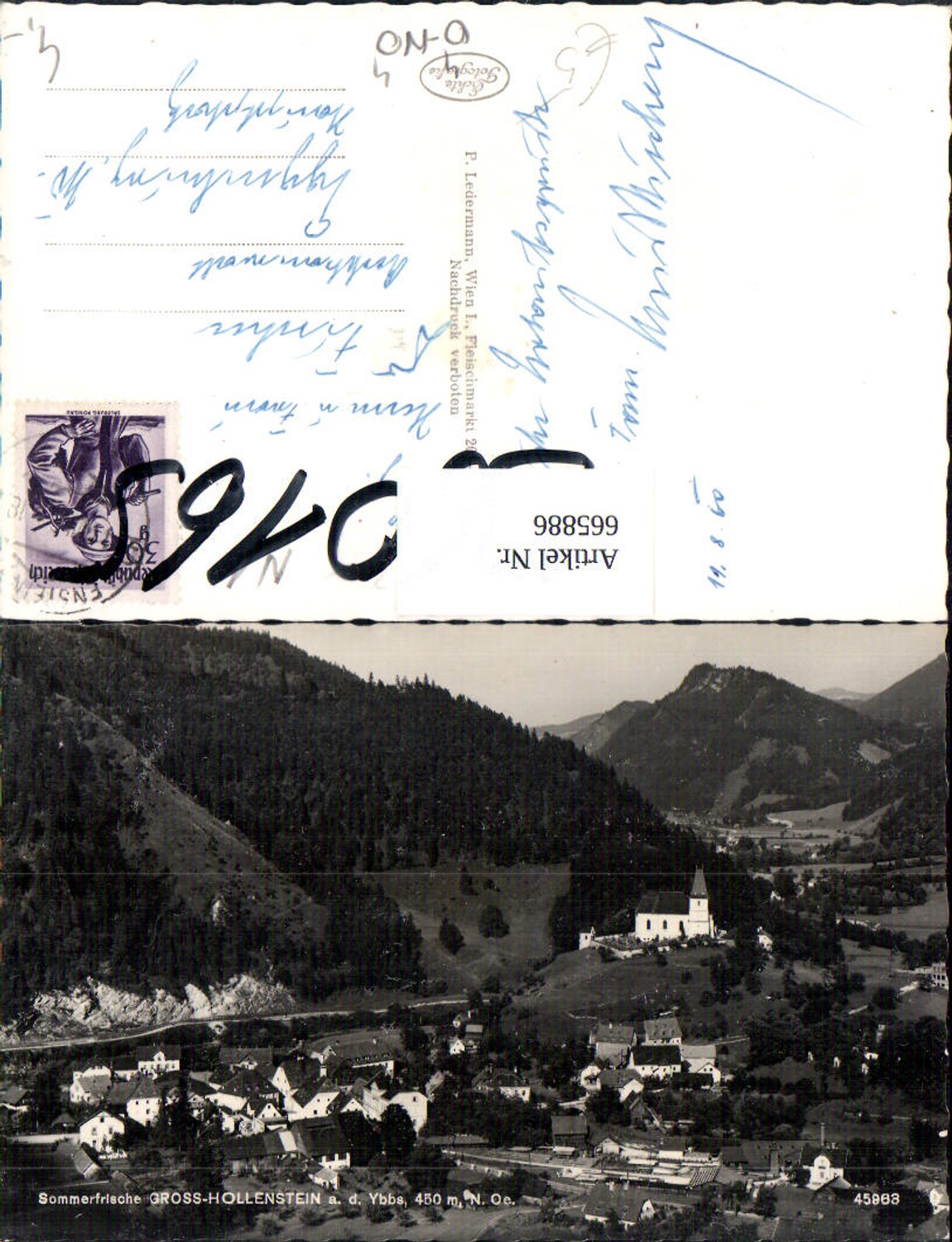 665886,Foto Ak Großhollenstein Hollenstein an der Ybbs