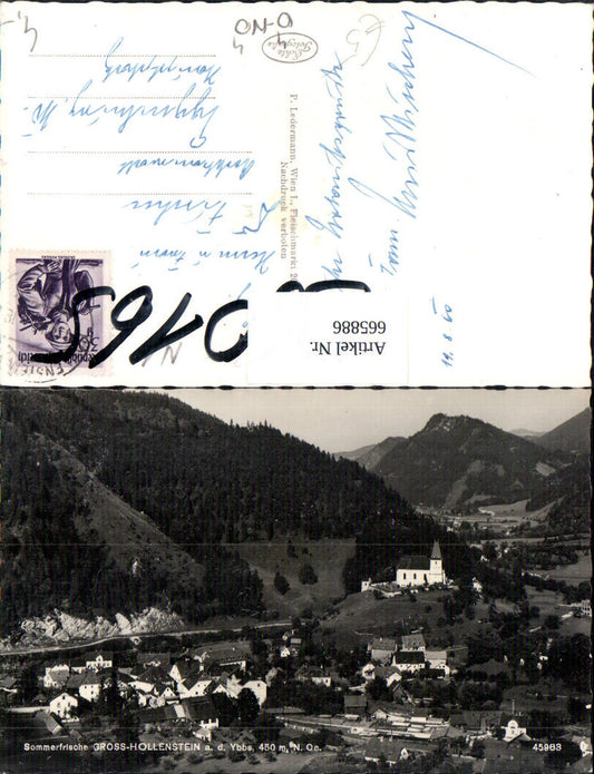 665886,Foto Ak Großhollenstein Hollenstein an der Ybbs