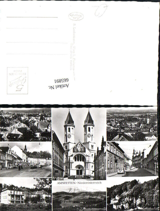665891,Mehrbild Ak Amstetten Ansichten