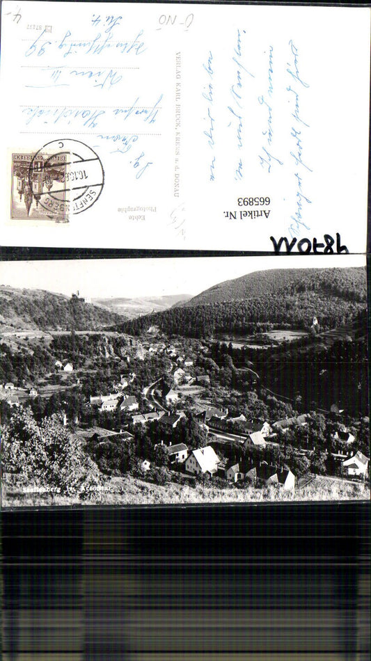 665893,Foto Ak Senftenberg im Kremstal