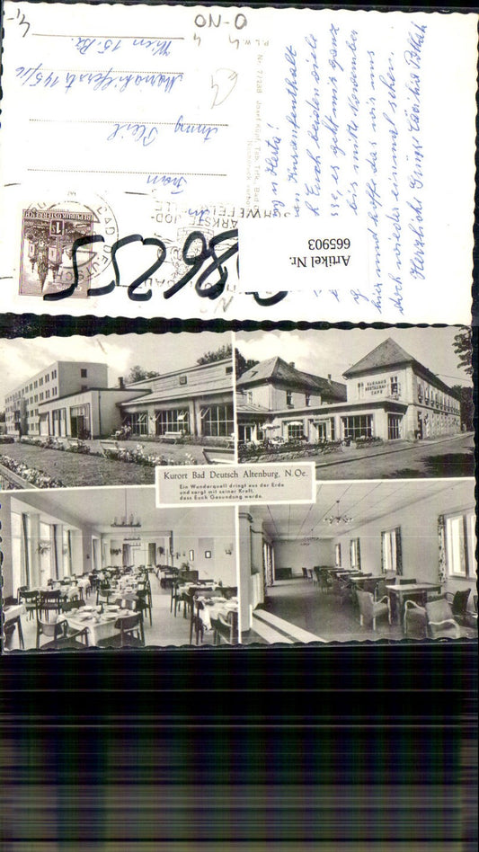 665903,Mehrbild Ak Bad Deutsch-Altenburg Kurhaus