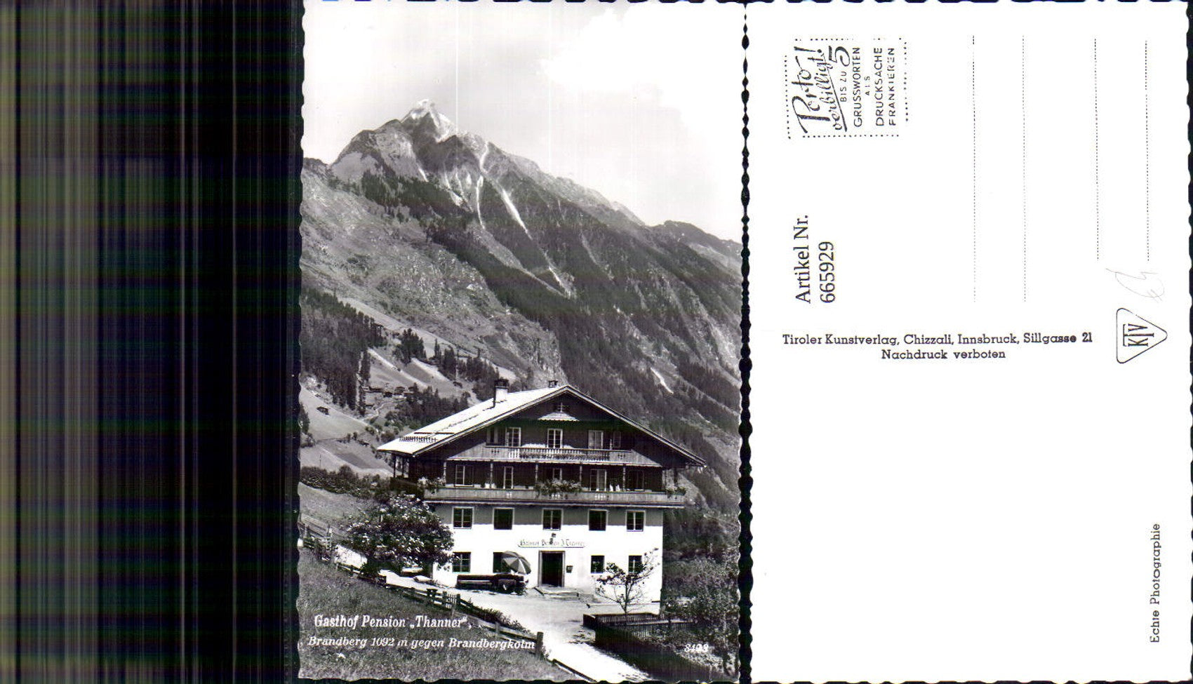 Alte Ansichtskarte – Old Postcard