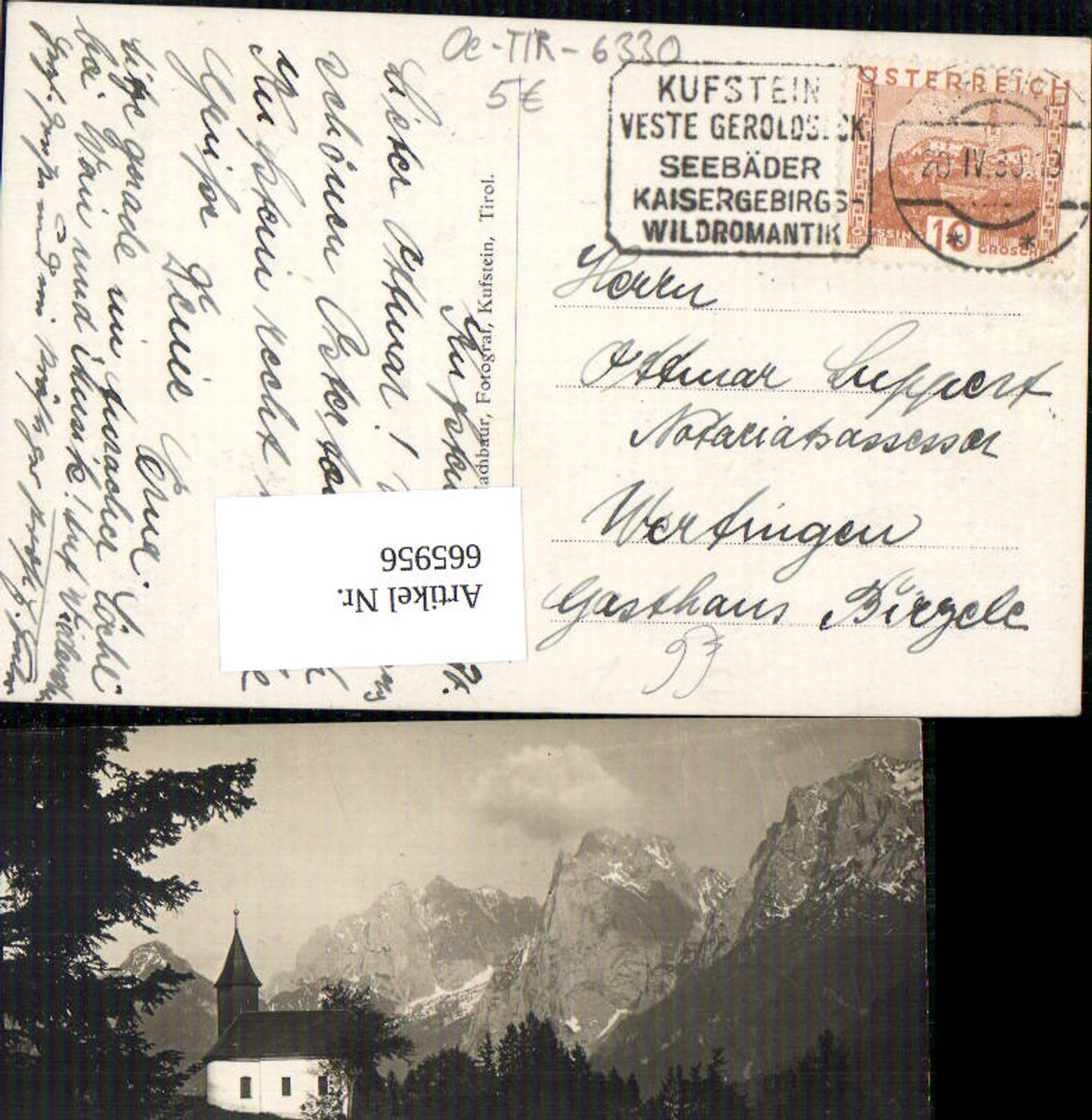 Alte Ansichtskarte – Old Postcard