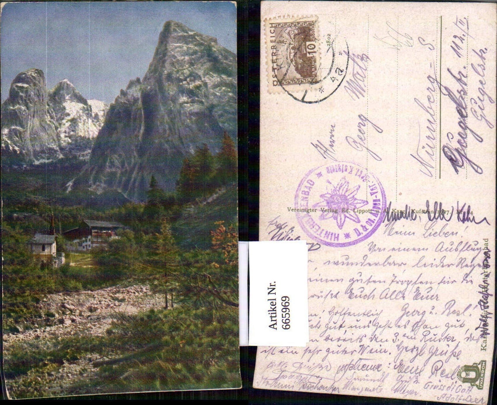 Alte Ansichtskarte – Old Postcard